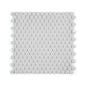 PENNY ROUND 3/4-inch Porcelain Tender Grey glossy mosaic floor / wall tile