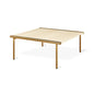 Gus* Modern MANIFOLD Blonde Ash square coffee table