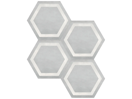 FORM Ice Frame 7 x 8 hexagon matte porcelain wall / floor tile *price upon request*