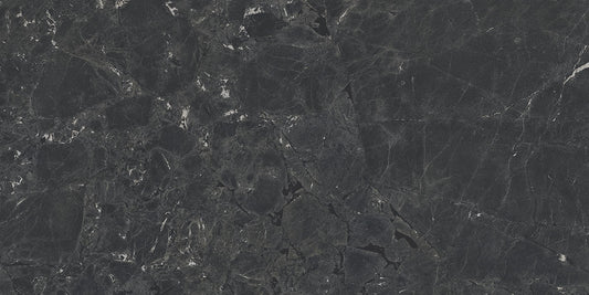 NEEKO Black 24 x 48 stone effect matte floor / wall tile