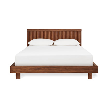 Gus* Modern ODEON Classic Walnut king bed