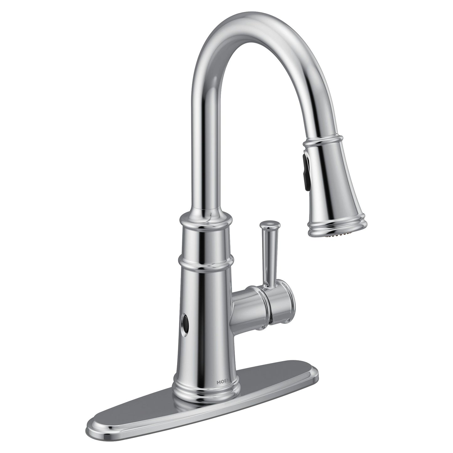 Moen BELFIELD™ Chrome hands-free kitchen faucet