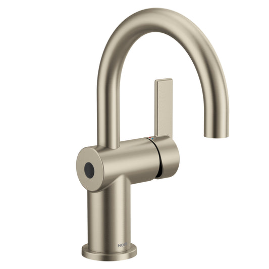 Moen CIA™  Brushed Nickel hands-free vanity faucet