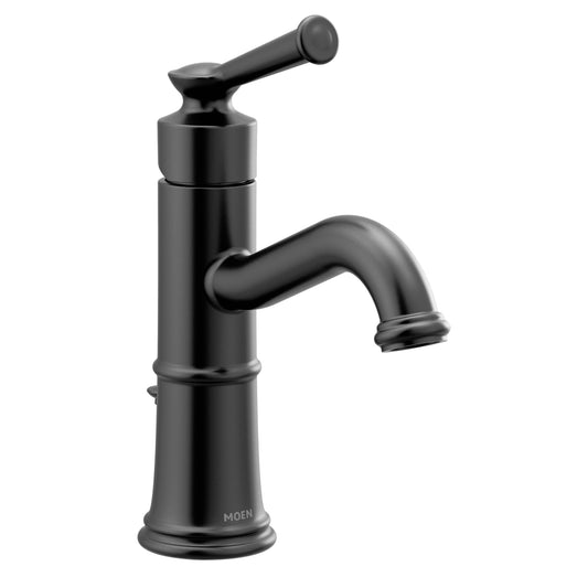 Moen BELFIELD™ Matte Black single handle vanity faucet