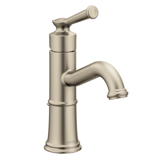 Moen BELFIELD™ Brushed Nickel single handle vanity faucet