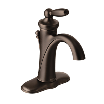 Moen BRANTFORD® Oil Rubbed Bronze single handle vanity faucet