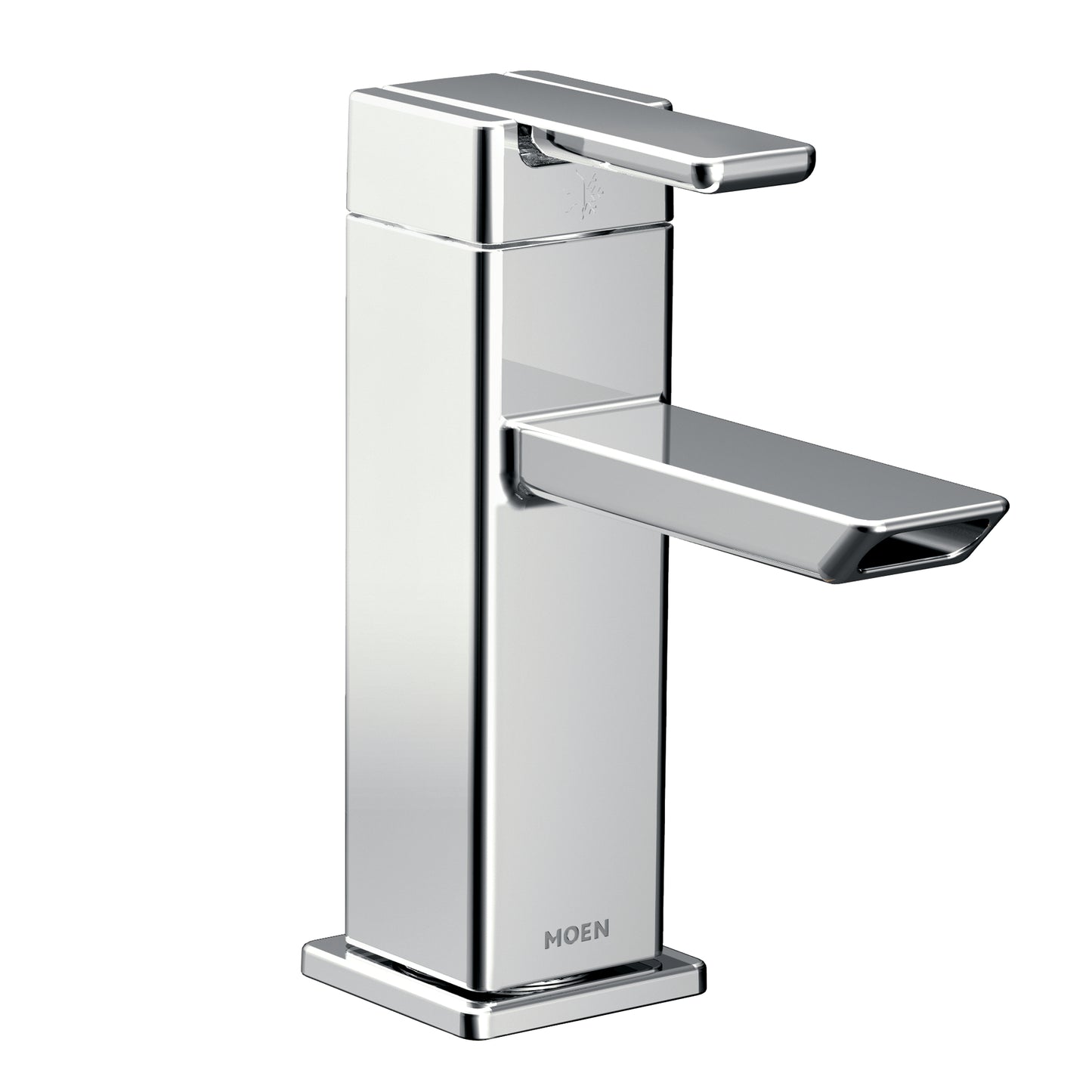 Moen 90°® Chrome single handle vanity faucet