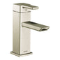 Moen 90°® Brushed Nickel single handle vanity faucet