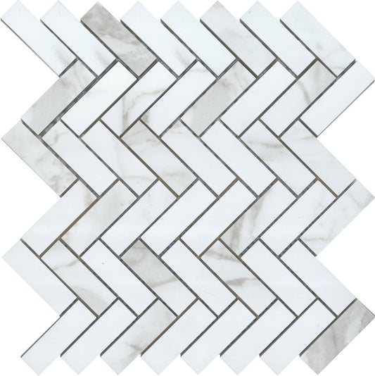 ETERNA 1 x 3 calacatta grey polished wall or floor tile