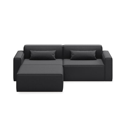 Gus* Modern MIX MODULAR Mowat Raven 3pc sectional