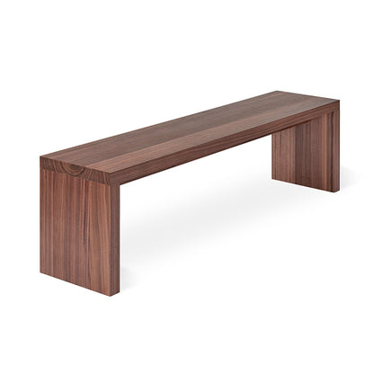 Gus* Modern PLANK Natural Walnut bench