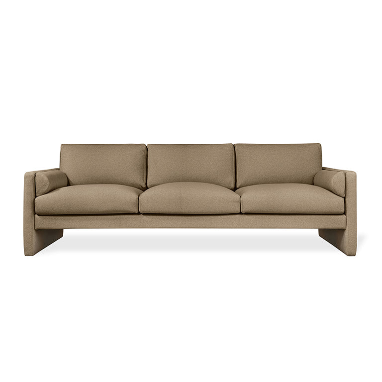 Gus* Modern LAUREL Merino Mocha sofa