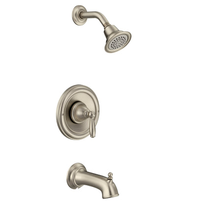 Moen T2153BN | brushed nickel Brantford Posi-Temp tub & shower faucet / 6303