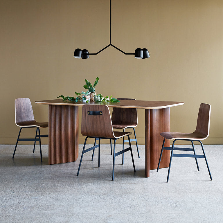 Gus* Modern ATWELL Natural Walnut dining table