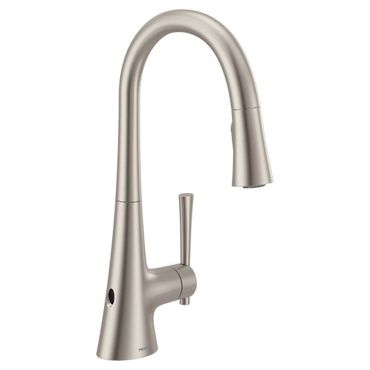 Moen 9126EWSRS | stainless KURV hands-free kitchen faucet