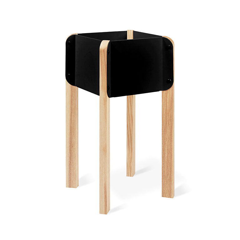 Gus* Modern ATRIUM Black high planter