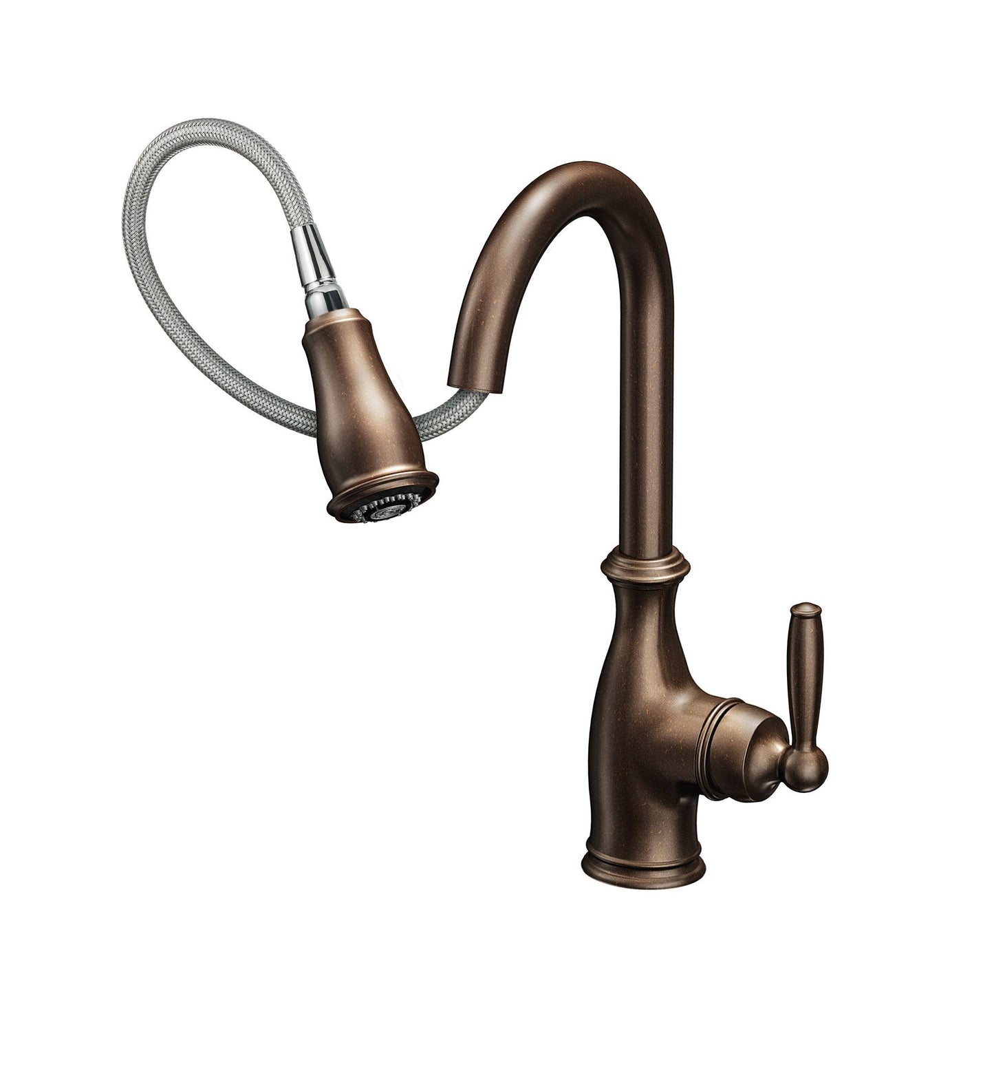 Moen BRANTFORD®  Oil Rubbed Bronze pull-down kitchen faucet