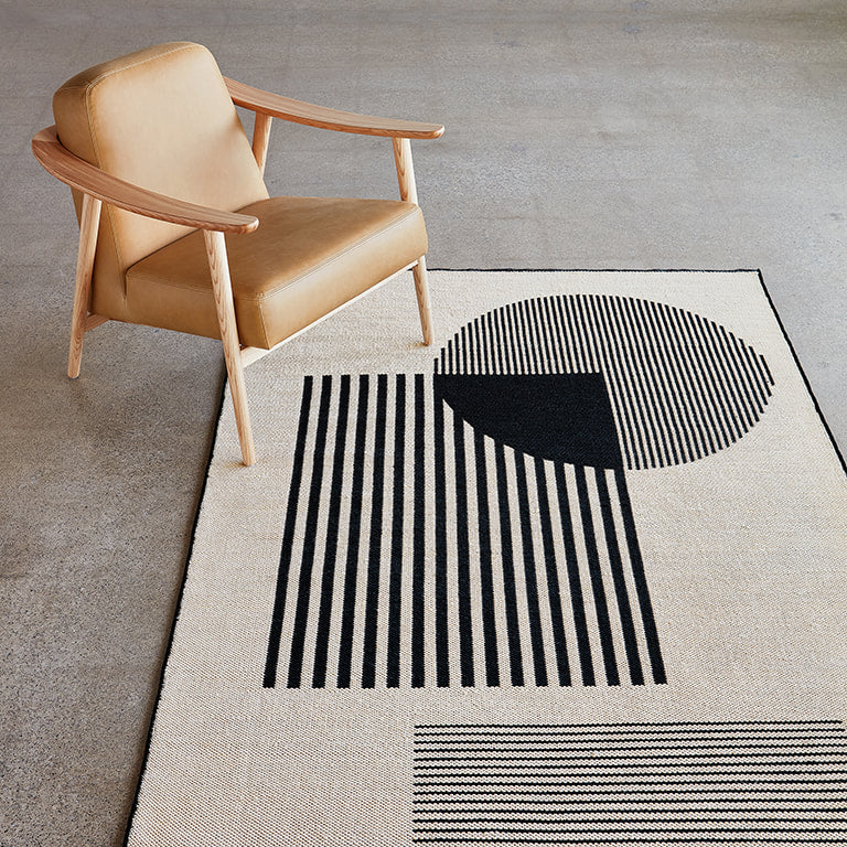 Gus* Modern CONSTRUCT versa reversible rug 5x8