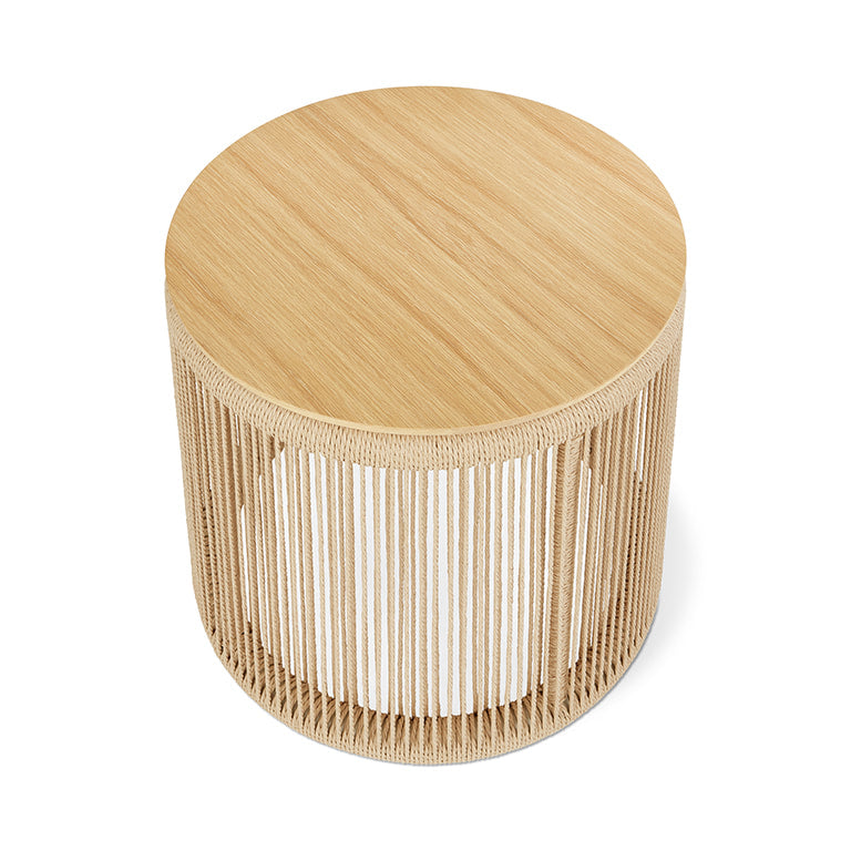 Gus* Modern PALMA White Oak end table