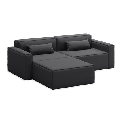 Gus* Modern MIX MODULAR Mowat Raven 3pc sectional