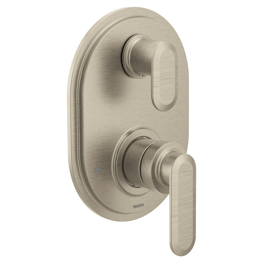 Moen UT33341BN | brushed nickel Greenfield M-Core 3-Series integrated transfer valve trim