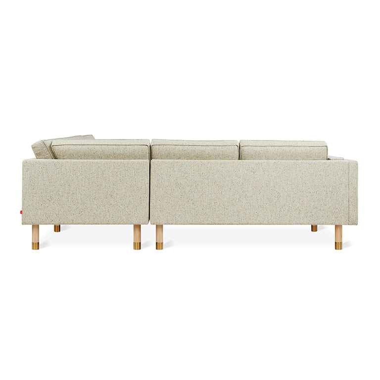 Gus* Modern AUGUSTA Funfetti Linen bi-sectional sofa