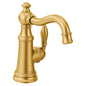 Moen WEYMOUTH® Brushed Gold bar faucet