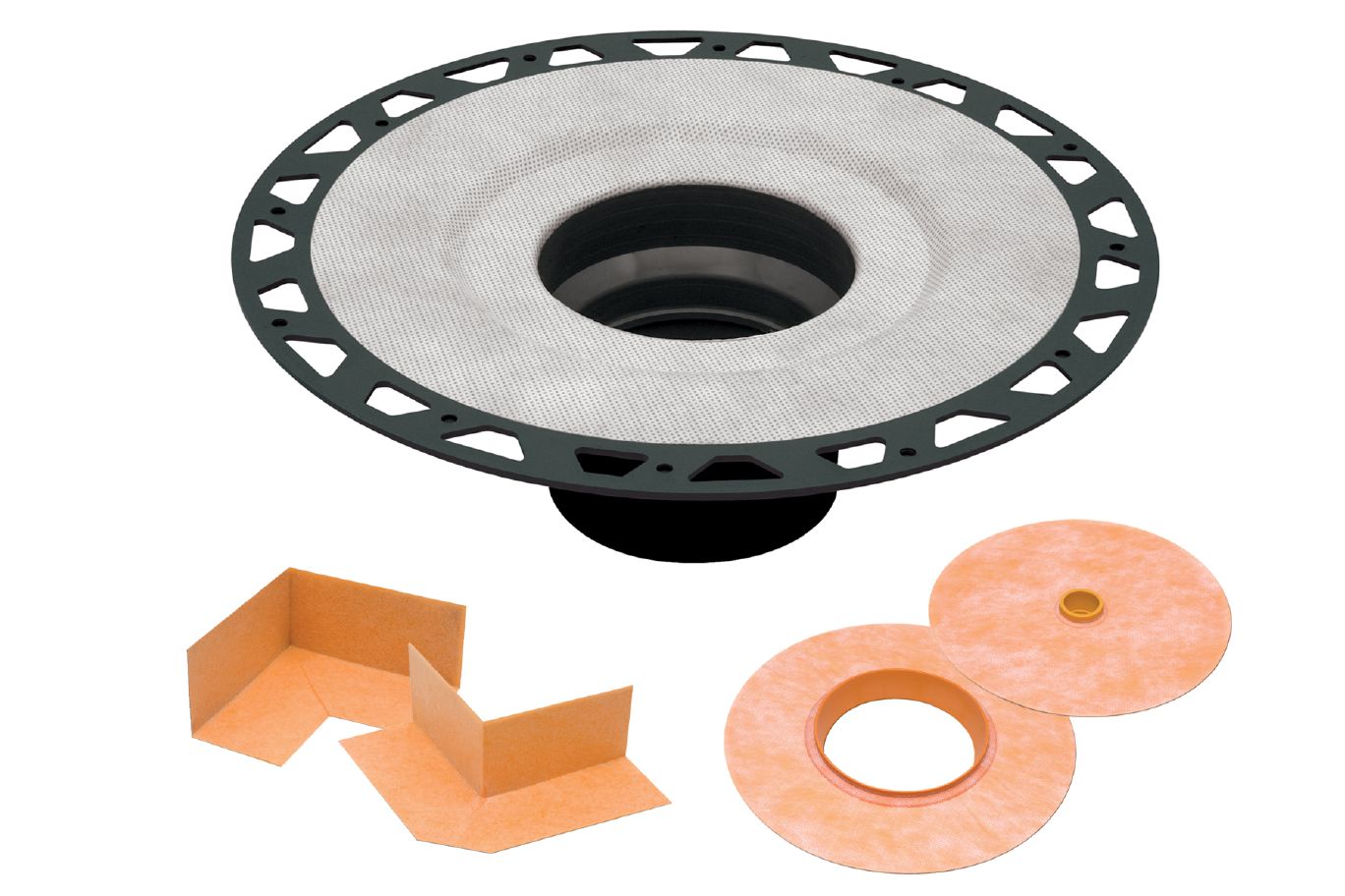 Schluter® KERDI-DRAIN 2-inch ABS flange kit