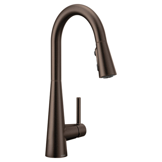 Moen SLEEK® Oil Rubbed Bronze pull-down kitchen faucet