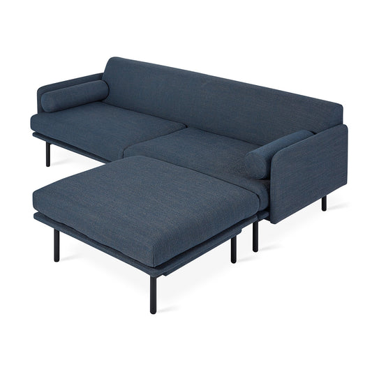 Gus* Modern FOUNDRY Hanson Navy bi-sectional sofa