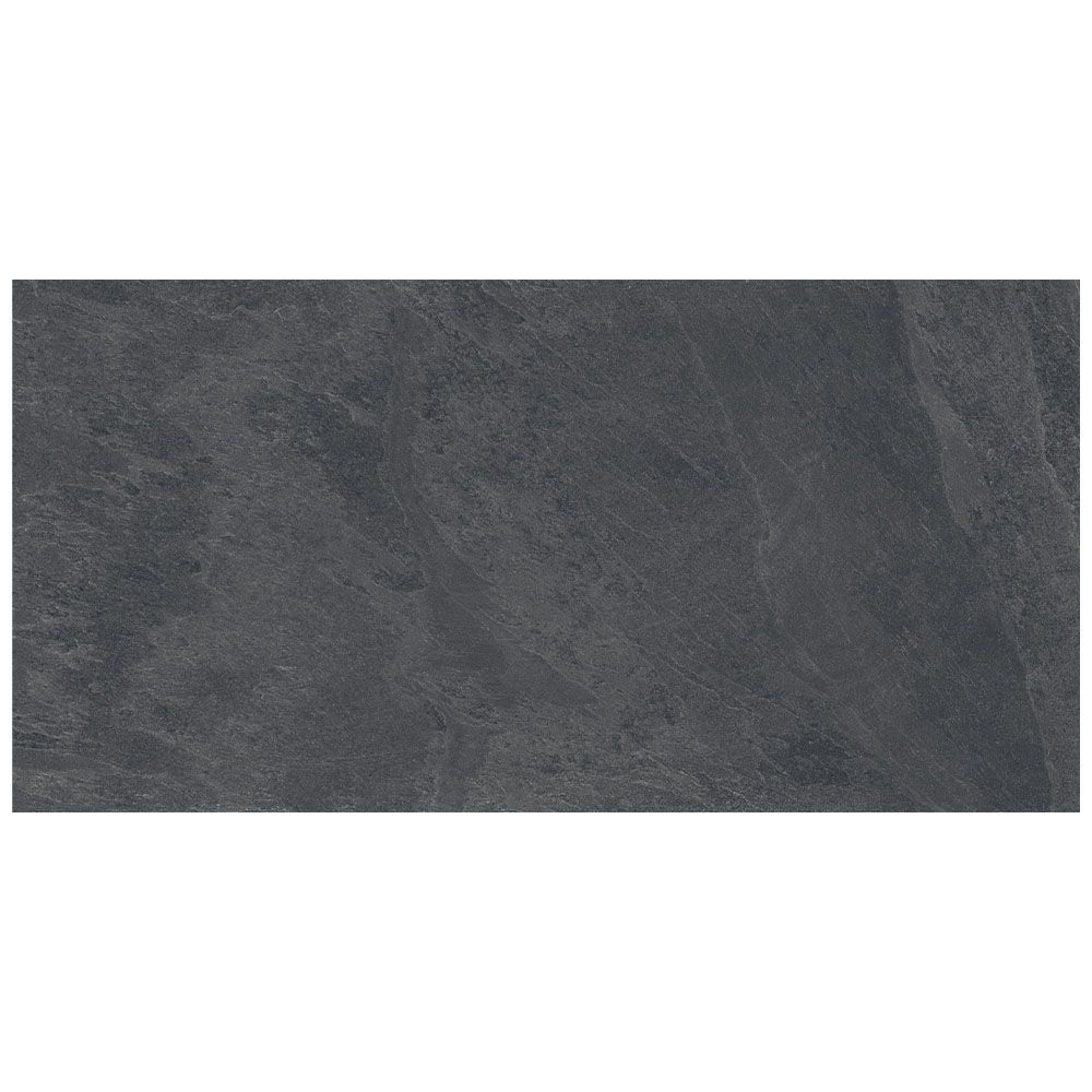 NUANCES Anthracite 24 x 48 natural porcelain wall / floor tile