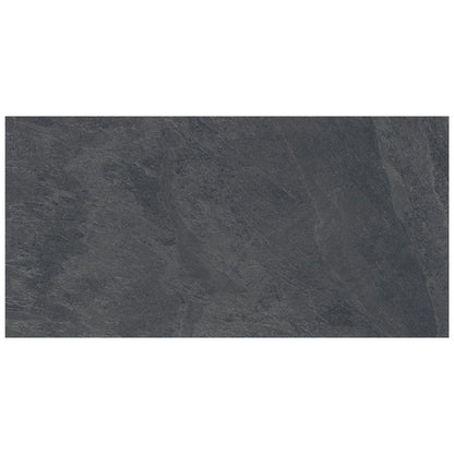 NUANCES Anthracite 24 x 48 natural porcelain wall / floor tile