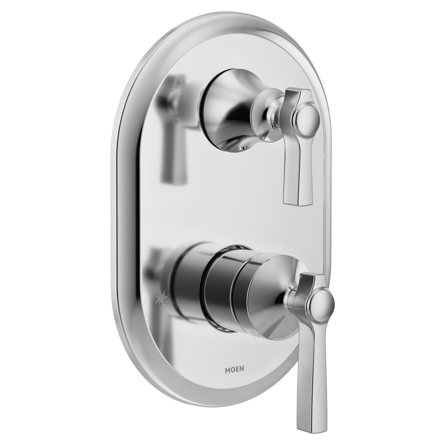 Moen UTS2411 | chrome Flara M-Core 3-Series integrated transfer valve trim