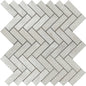 ETERNA Imperial Grey 1 x 3 mosaic herringbone polished tile