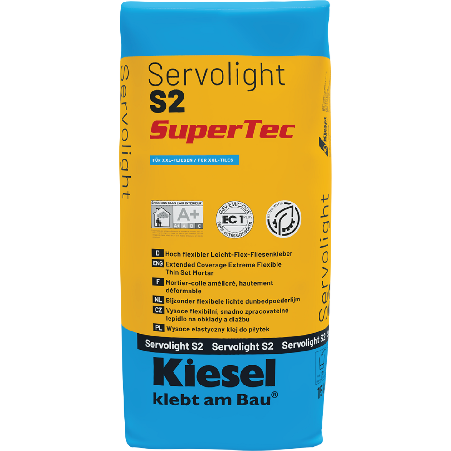 Kiesel SERVOLIGHT S2 SUPERTEC thinset mortar