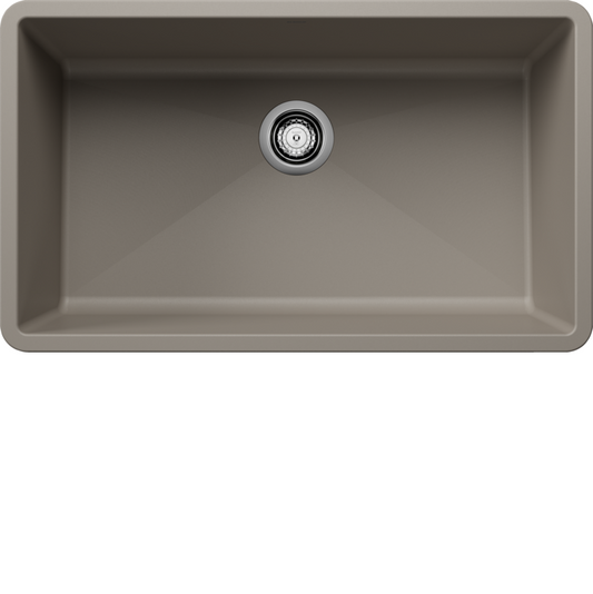 Blanco PRECIS U Truffle Silgranit super single kitchen sink