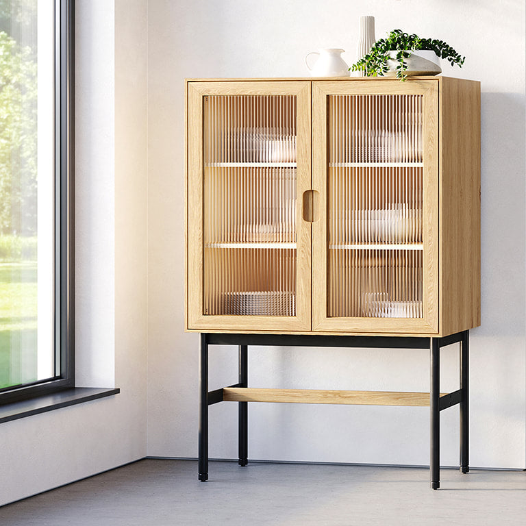 Gus* Modern MUNRO White Oak vitrine