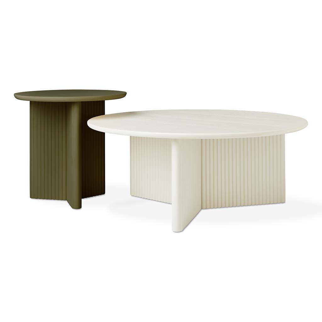 Gus* Modern ODEON olive end table