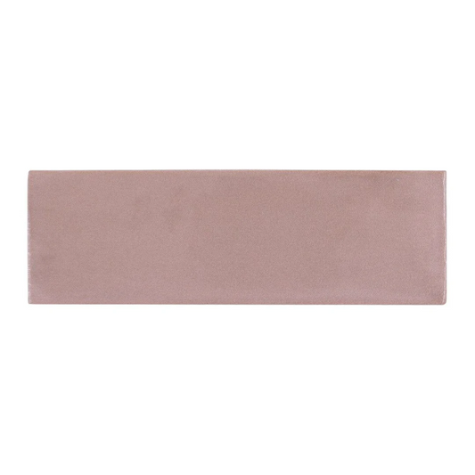 TBRICK/TINT Pink Panther 2 x 6.5 zellige style glossy ceramic wall tile