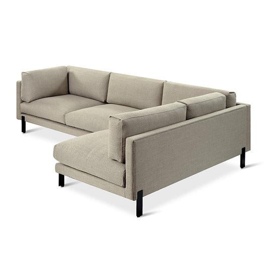 Gus* Modern SILVERLAKE Andorra Almond sectional (right)