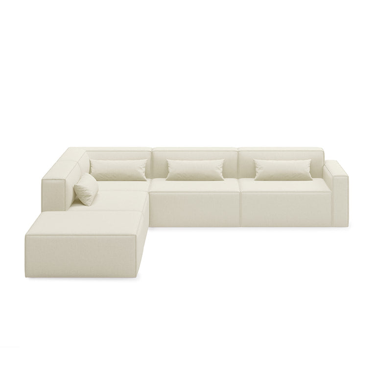 Gus* Modern MIX MODULAR Mowat Sand 5pc sectional (left)