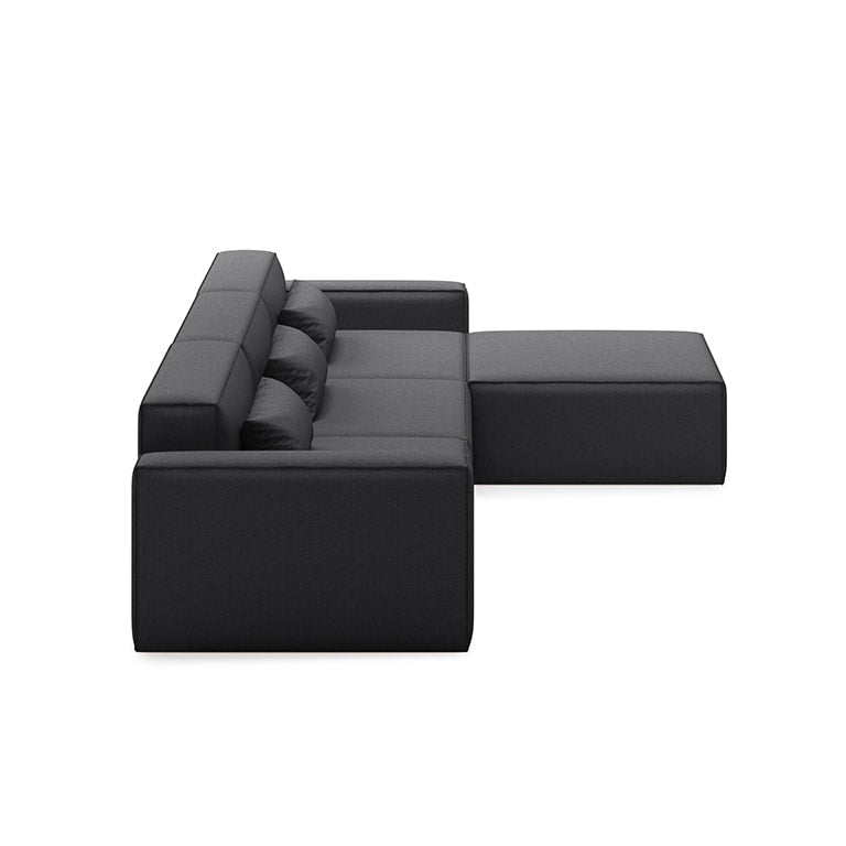 Gus* Modern MIX MODULAR Mowat Raven 4 pc sectional