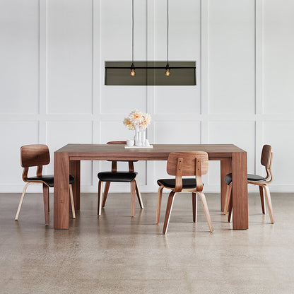 Gus* Modern PLANK Natural Walnut dining table