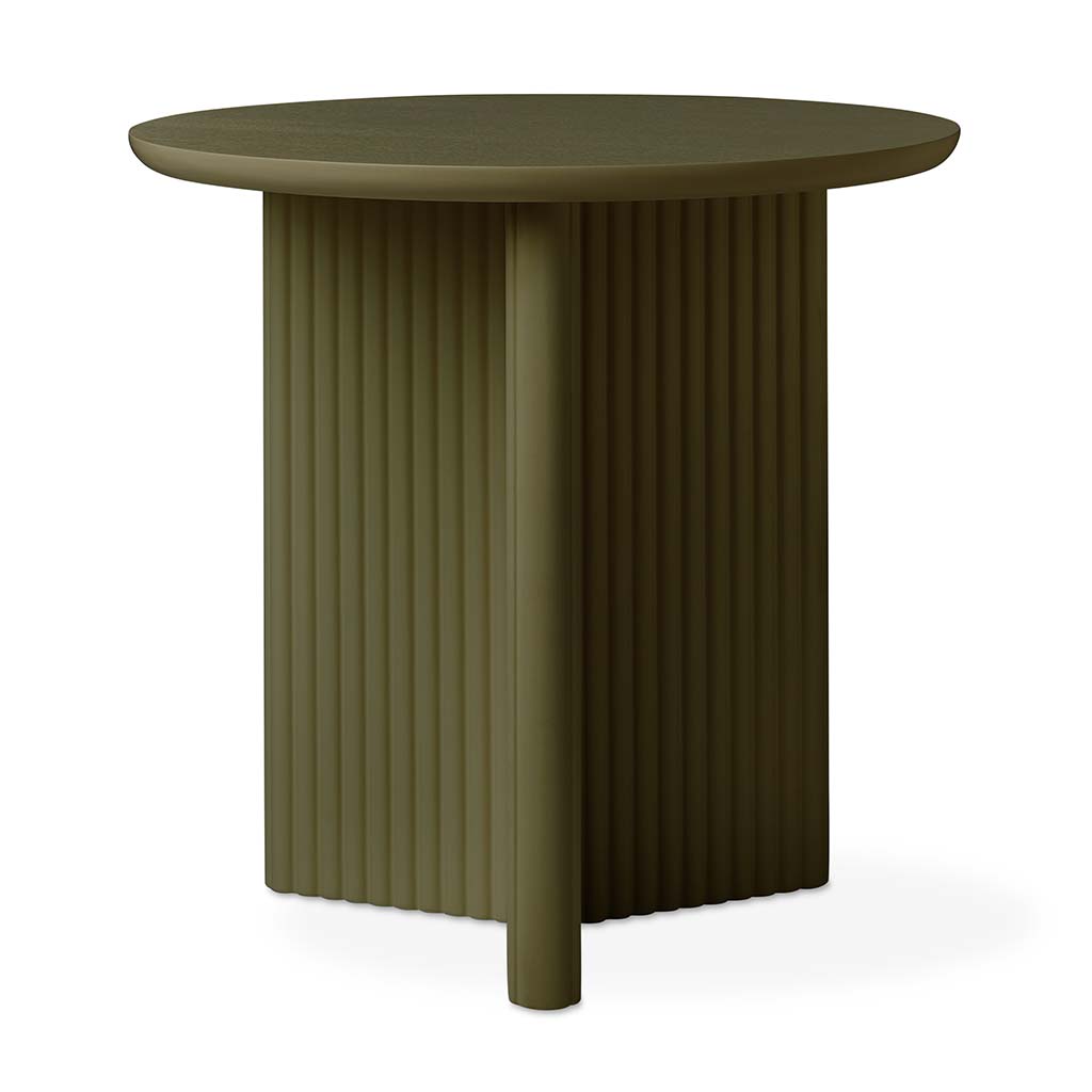 Gus* Modern ODEON olive end table