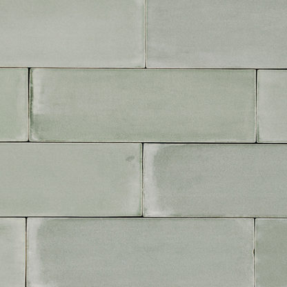 TBRICK/TINT Aquamarine 2 x 6.5 zellige style glossy ceramic wall tile