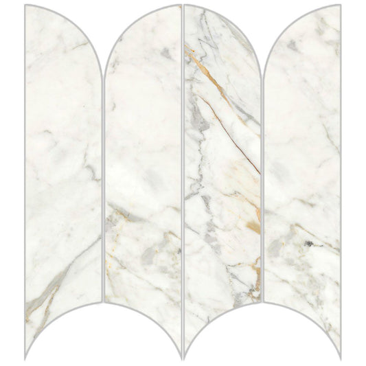 INCANTO Calacatta Michelangelo mosaic glossy wall tile