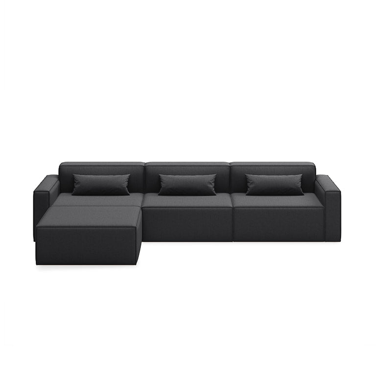 Gus* Modern MIX MODULAR Mowat Raven 4 pc sectional