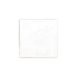 Crisp White 4.5 x 4.5 zellige style ceramic wall tile