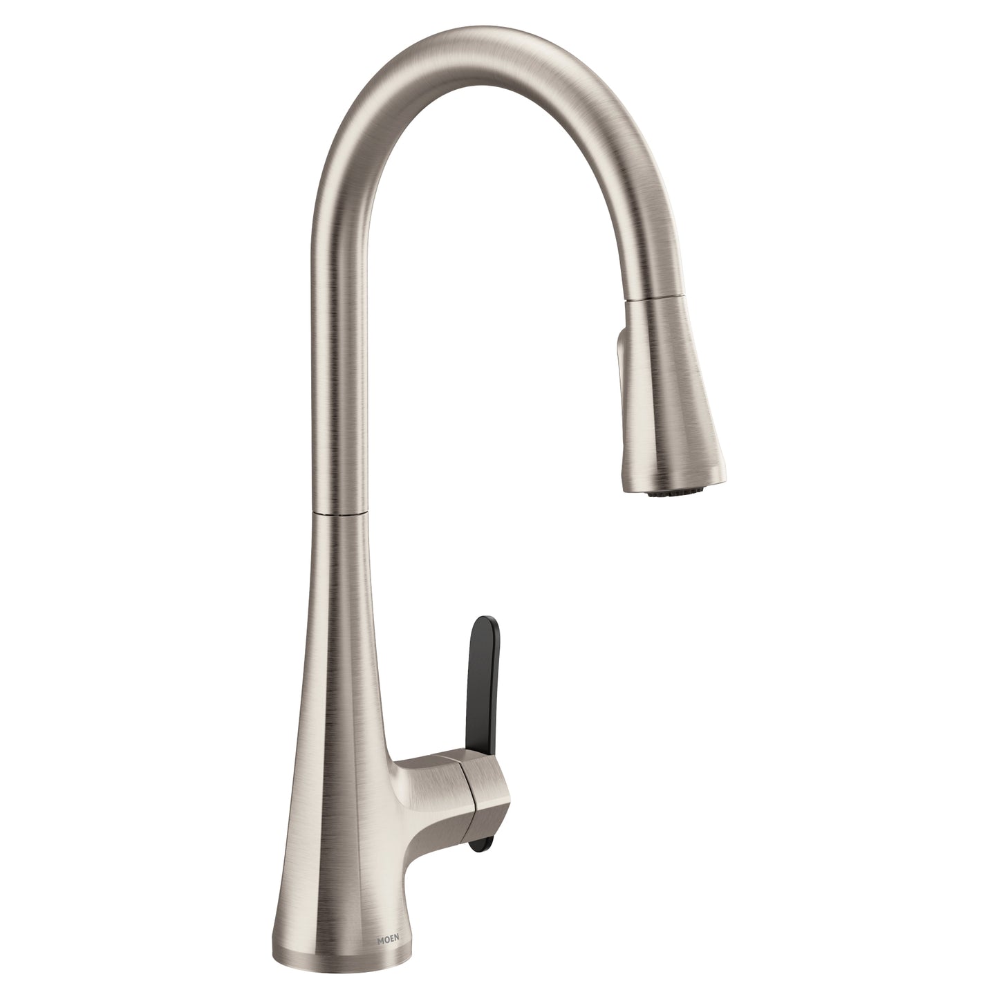 Moen S7235BL | black Sinema pulldown kitchen faucet