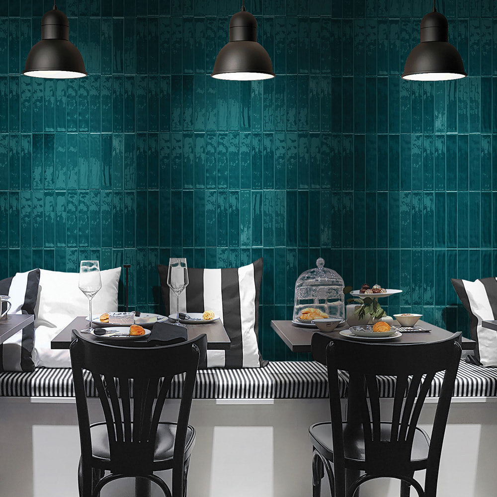 GRACE Titanium 2 x 10 glossy wall tile